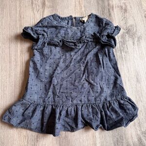 Kate Spade Blue Polka Dot Ruffle Dress